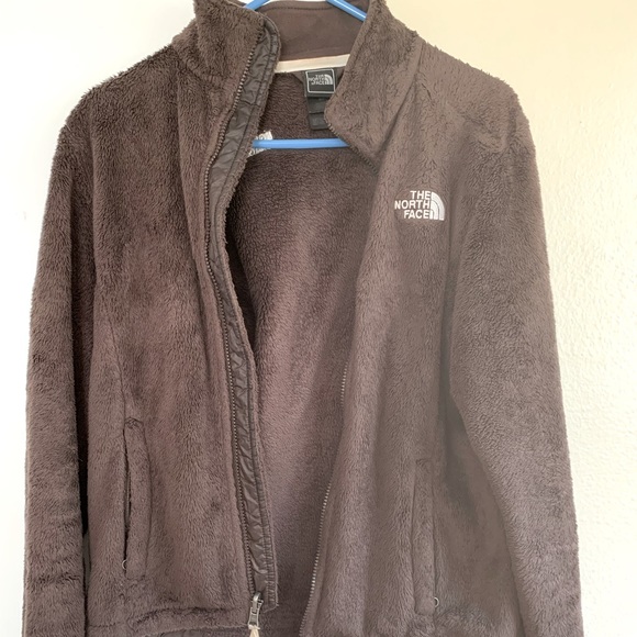The North Face Jackets & Blazers - North face jacket, chocolate brown, fuzzy